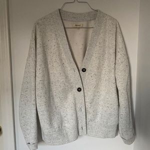 Madewell Donegal Fleece Cardigan Sweatshirt